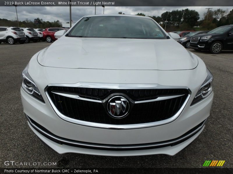 White Frost Tricoat / Light Neutral 2019 Buick LaCrosse Essence