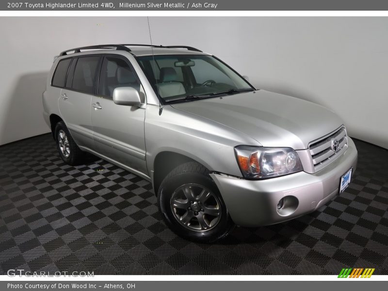 Millenium Silver Metallic / Ash Gray 2007 Toyota Highlander Limited 4WD