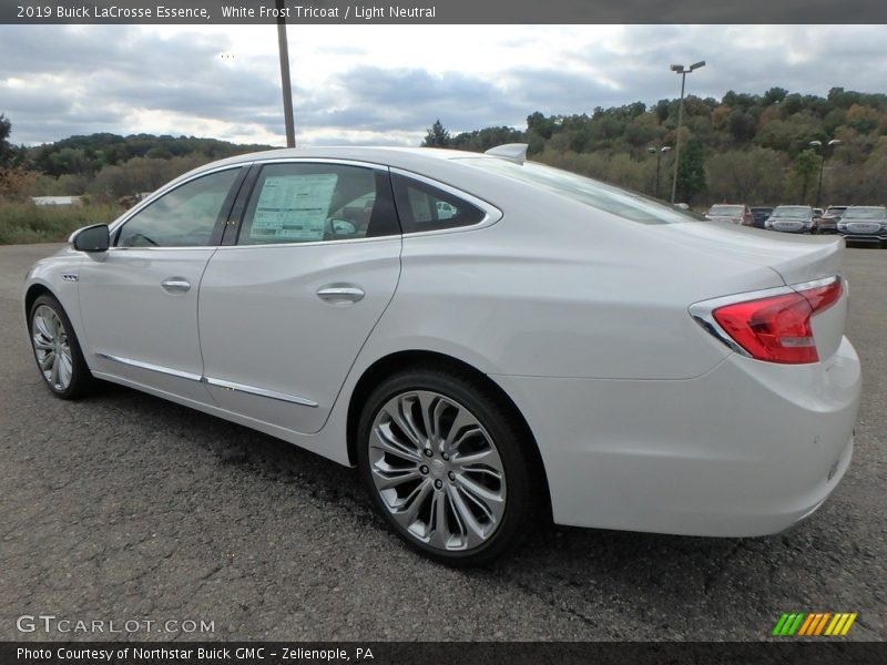 White Frost Tricoat / Light Neutral 2019 Buick LaCrosse Essence