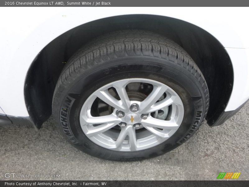 Summit White / Jet Black 2016 Chevrolet Equinox LT AWD