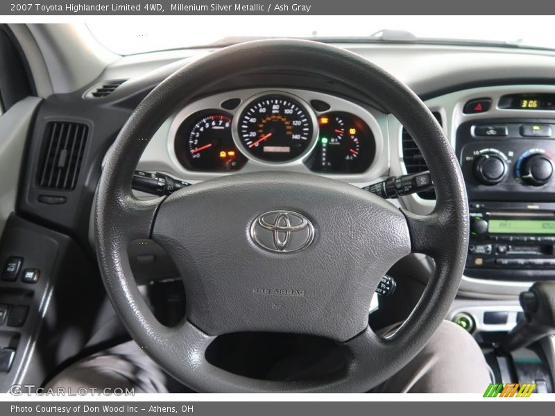 Millenium Silver Metallic / Ash Gray 2007 Toyota Highlander Limited 4WD