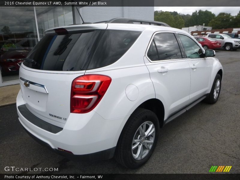 Summit White / Jet Black 2016 Chevrolet Equinox LT AWD