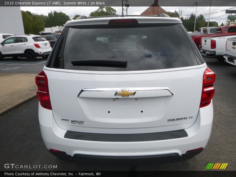 Summit White / Jet Black 2016 Chevrolet Equinox LT AWD