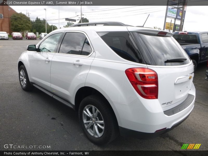 Summit White / Jet Black 2016 Chevrolet Equinox LT AWD