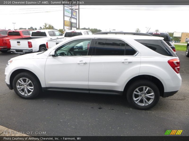 Summit White / Jet Black 2016 Chevrolet Equinox LT AWD