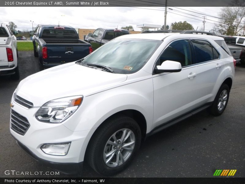 Summit White / Jet Black 2016 Chevrolet Equinox LT AWD