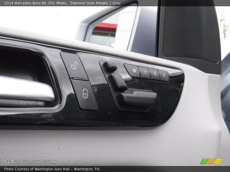 Diamond Silver Metallic / Grey 2014 Mercedes-Benz ML 350 4Matic