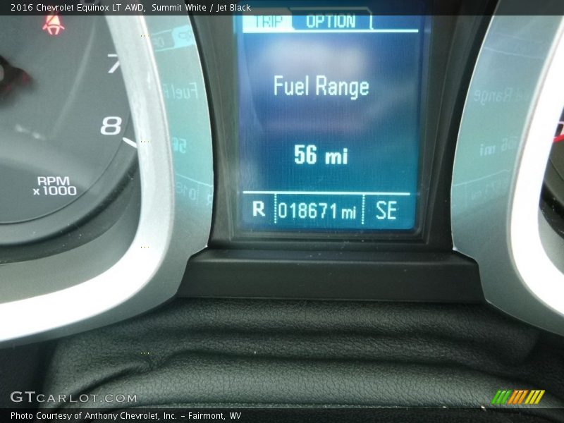 Summit White / Jet Black 2016 Chevrolet Equinox LT AWD