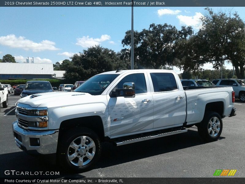 Iridescent Pearl Tricoat / Jet Black 2019 Chevrolet Silverado 2500HD LTZ Crew Cab 4WD