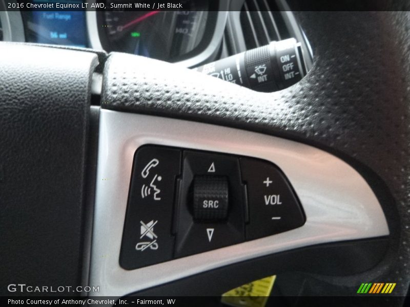 Summit White / Jet Black 2016 Chevrolet Equinox LT AWD