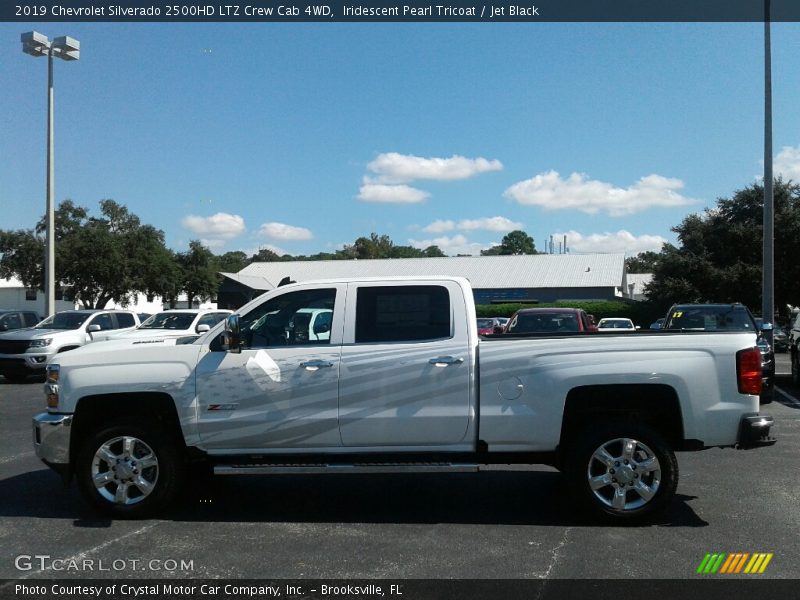 Iridescent Pearl Tricoat / Jet Black 2019 Chevrolet Silverado 2500HD LTZ Crew Cab 4WD