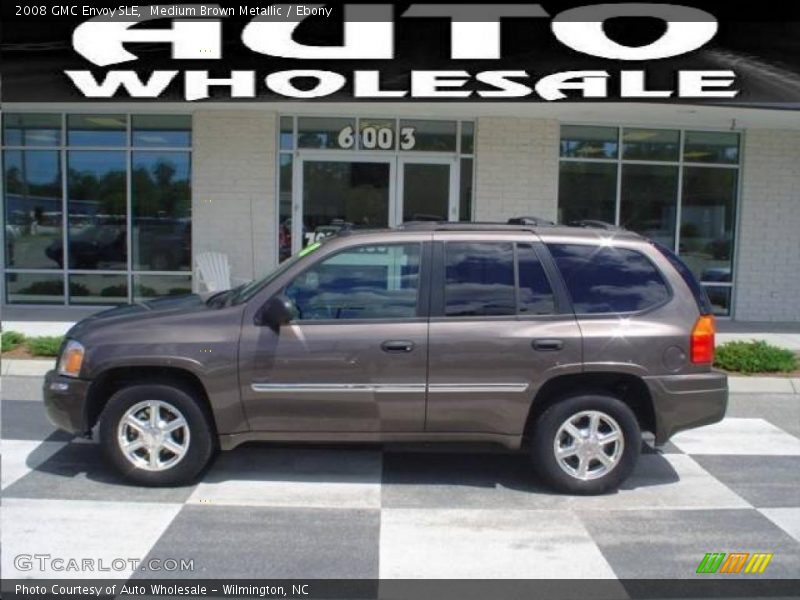 Medium Brown Metallic / Ebony 2008 GMC Envoy SLE