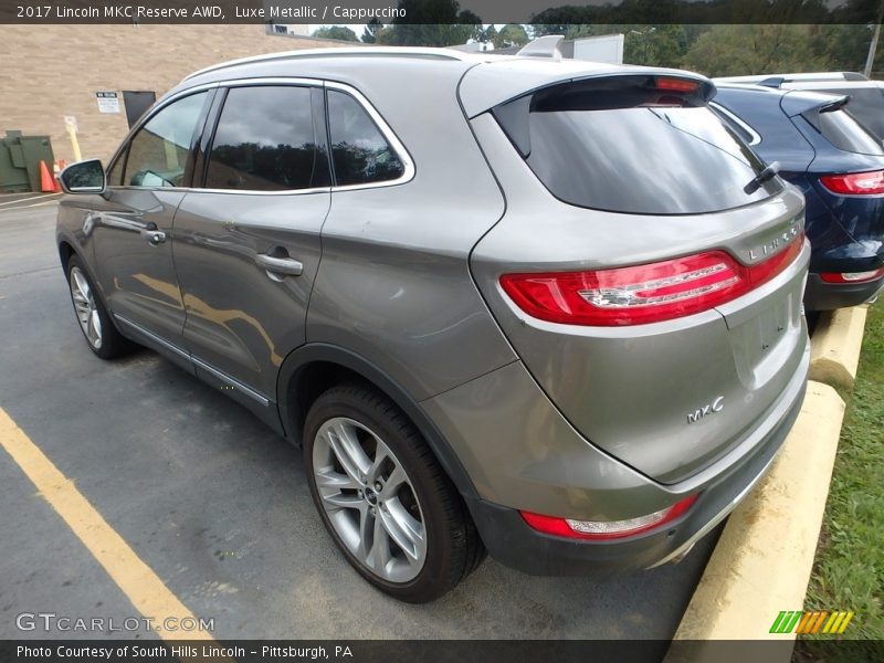 Luxe Metallic / Cappuccino 2017 Lincoln MKC Reserve AWD