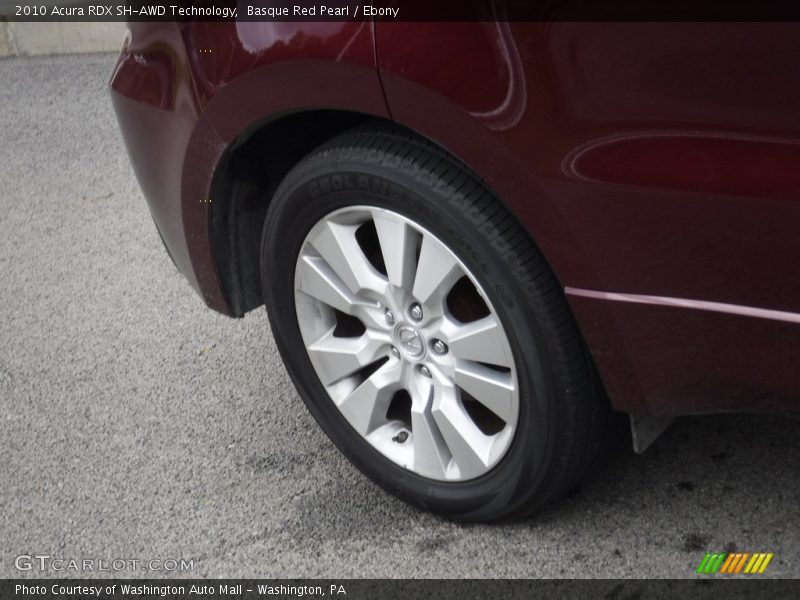 Basque Red Pearl / Ebony 2010 Acura RDX SH-AWD Technology