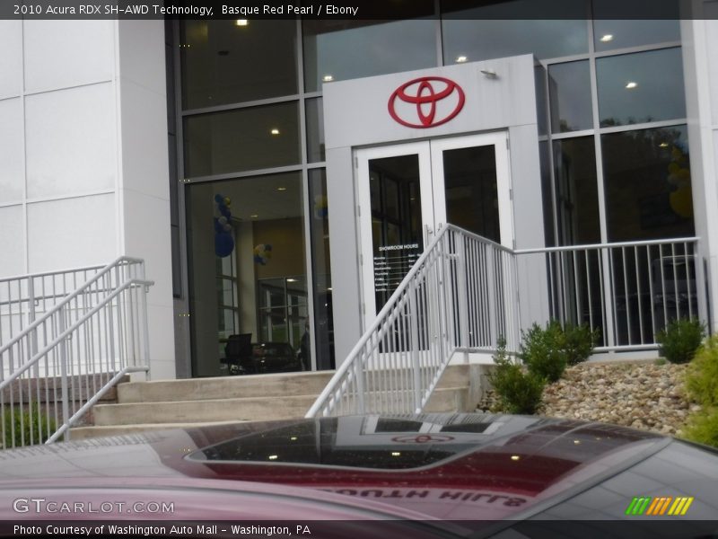 Basque Red Pearl / Ebony 2010 Acura RDX SH-AWD Technology