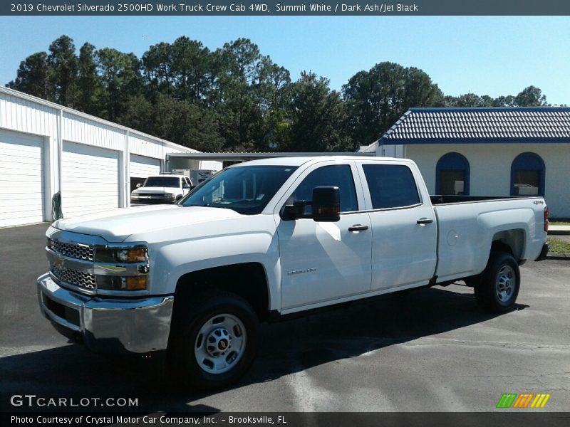 Summit White / Dark Ash/Jet Black 2019 Chevrolet Silverado 2500HD Work Truck Crew Cab 4WD