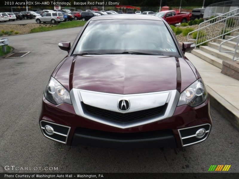 Basque Red Pearl / Ebony 2010 Acura RDX SH-AWD Technology