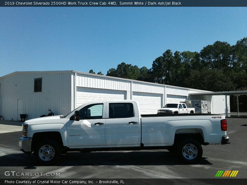 Summit White / Dark Ash/Jet Black 2019 Chevrolet Silverado 2500HD Work Truck Crew Cab 4WD