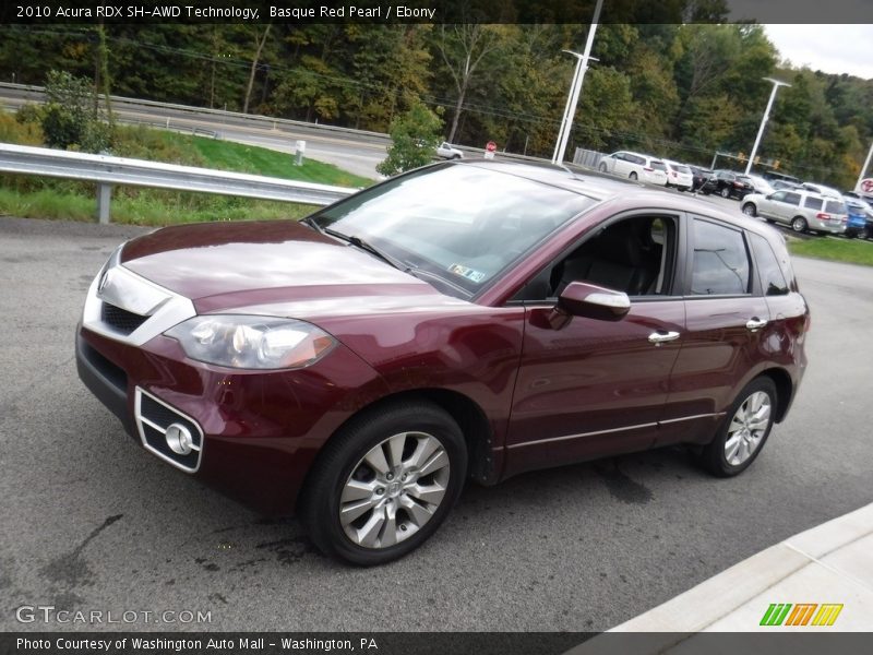 Basque Red Pearl / Ebony 2010 Acura RDX SH-AWD Technology