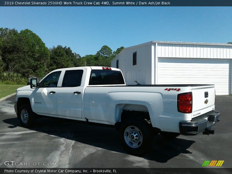 Summit White / Dark Ash/Jet Black 2019 Chevrolet Silverado 2500HD Work Truck Crew Cab 4WD