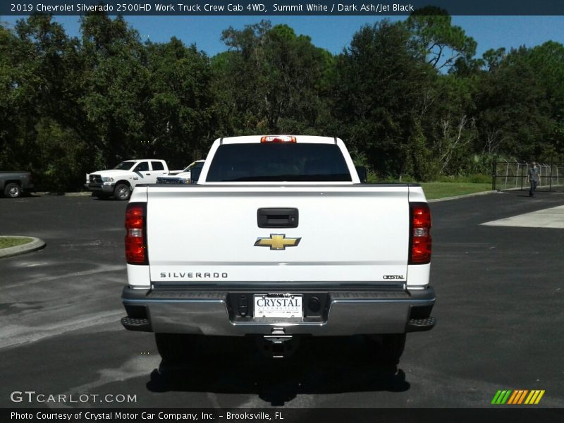 Summit White / Dark Ash/Jet Black 2019 Chevrolet Silverado 2500HD Work Truck Crew Cab 4WD