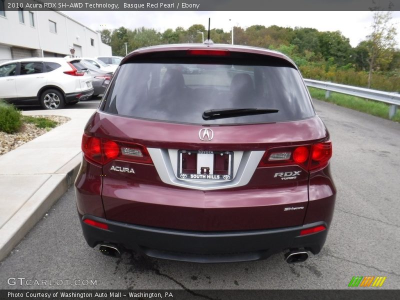 Basque Red Pearl / Ebony 2010 Acura RDX SH-AWD Technology