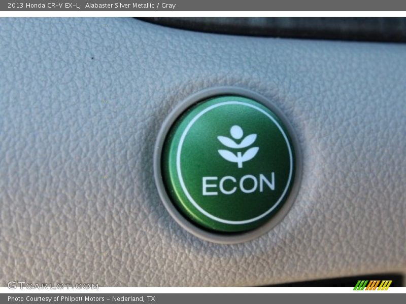 Alabaster Silver Metallic / Gray 2013 Honda CR-V EX-L