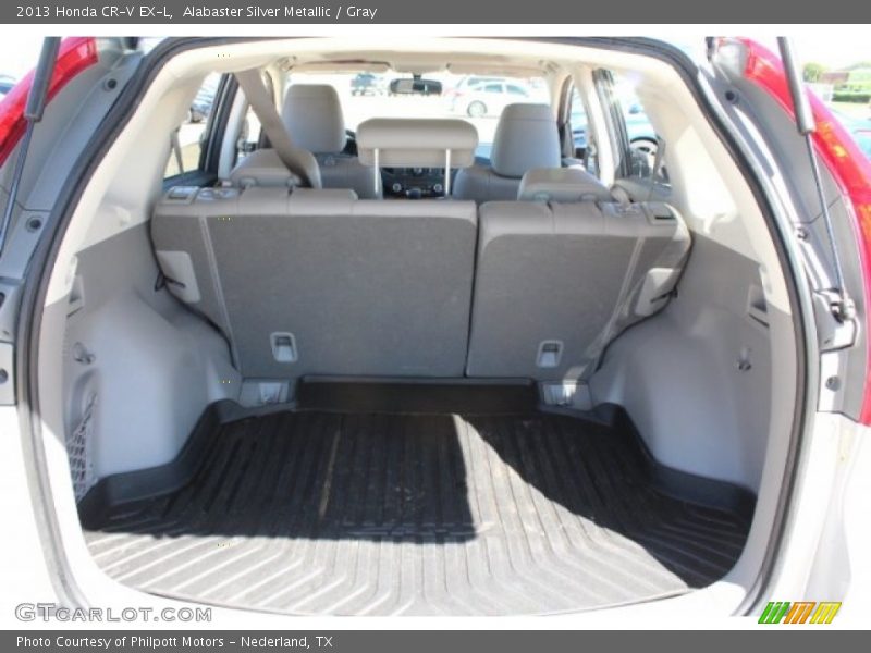 Alabaster Silver Metallic / Gray 2013 Honda CR-V EX-L