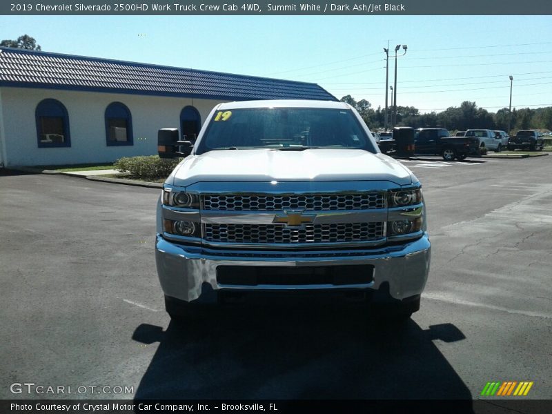 Summit White / Dark Ash/Jet Black 2019 Chevrolet Silverado 2500HD Work Truck Crew Cab 4WD