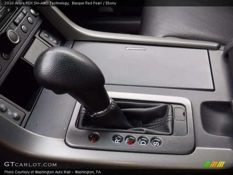 Basque Red Pearl / Ebony 2010 Acura RDX SH-AWD Technology