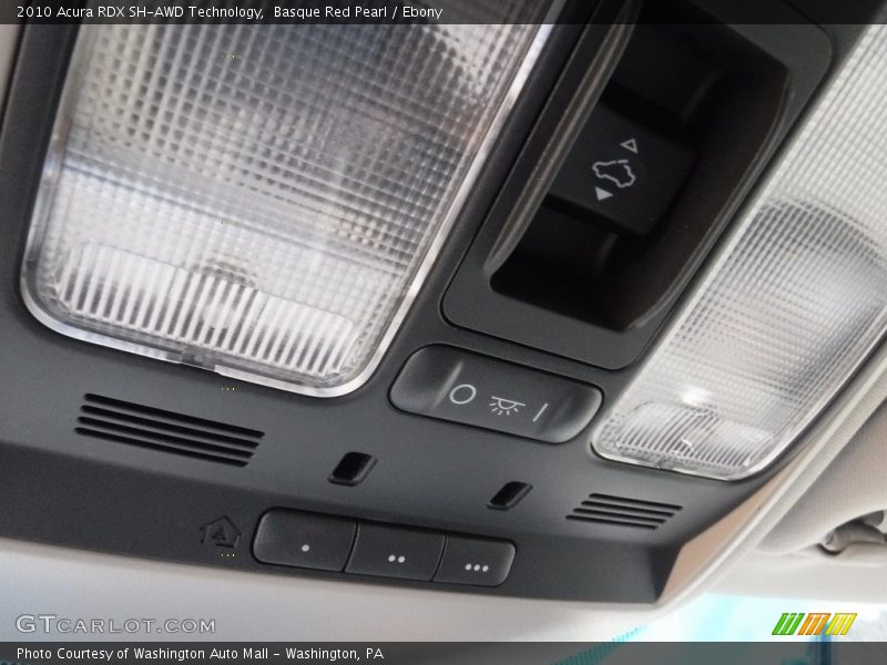 Basque Red Pearl / Ebony 2010 Acura RDX SH-AWD Technology
