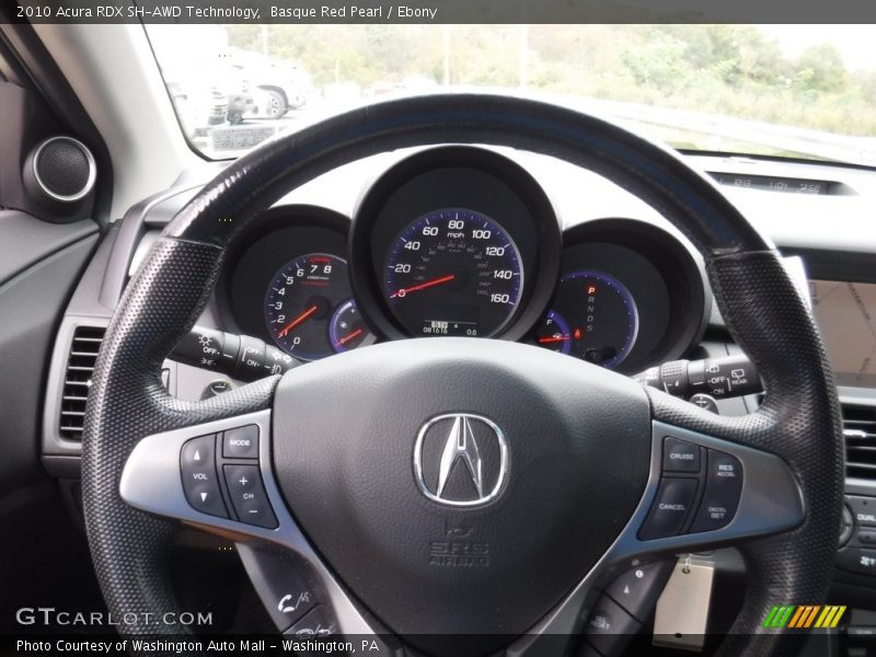 Basque Red Pearl / Ebony 2010 Acura RDX SH-AWD Technology