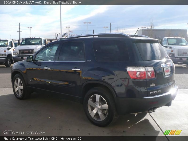 Deep Blue Metallic / Ebony 2009 GMC Acadia SLT AWD