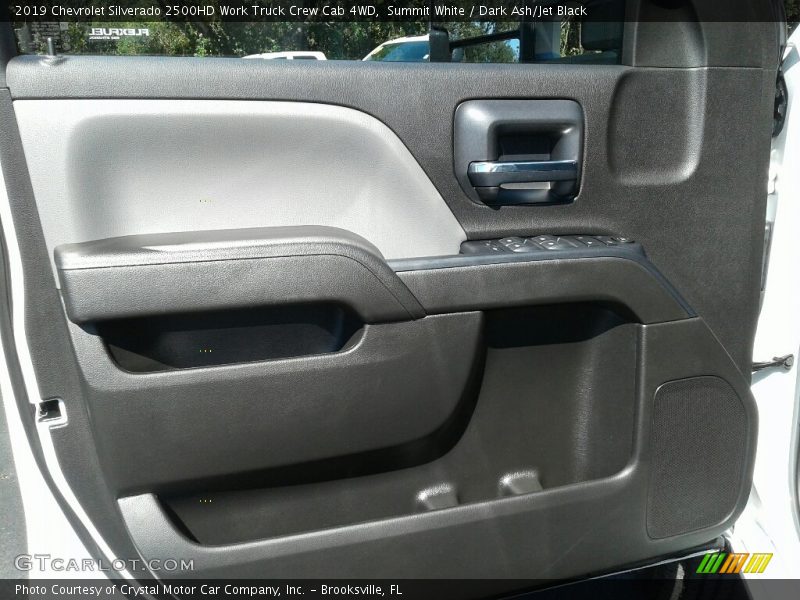 Summit White / Dark Ash/Jet Black 2019 Chevrolet Silverado 2500HD Work Truck Crew Cab 4WD