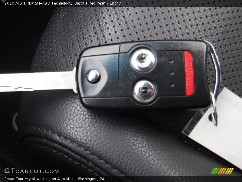 Basque Red Pearl / Ebony 2010 Acura RDX SH-AWD Technology