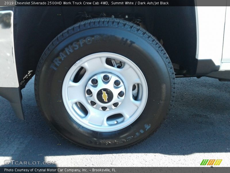 Summit White / Dark Ash/Jet Black 2019 Chevrolet Silverado 2500HD Work Truck Crew Cab 4WD