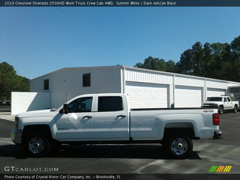 Summit White / Dark Ash/Jet Black 2019 Chevrolet Silverado 2500HD Work Truck Crew Cab 4WD