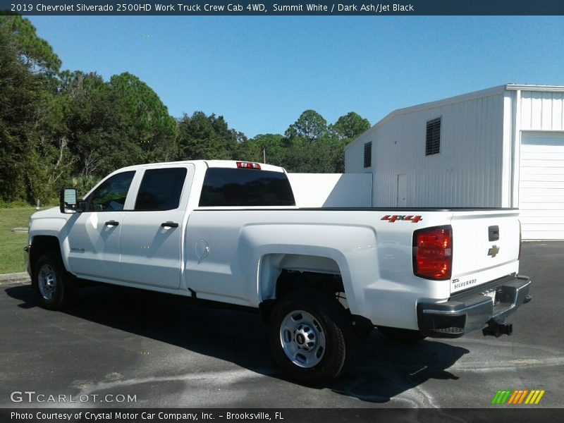 Summit White / Dark Ash/Jet Black 2019 Chevrolet Silverado 2500HD Work Truck Crew Cab 4WD