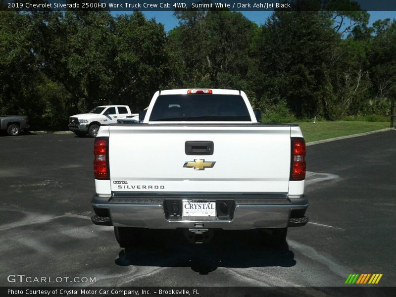 Summit White / Dark Ash/Jet Black 2019 Chevrolet Silverado 2500HD Work Truck Crew Cab 4WD