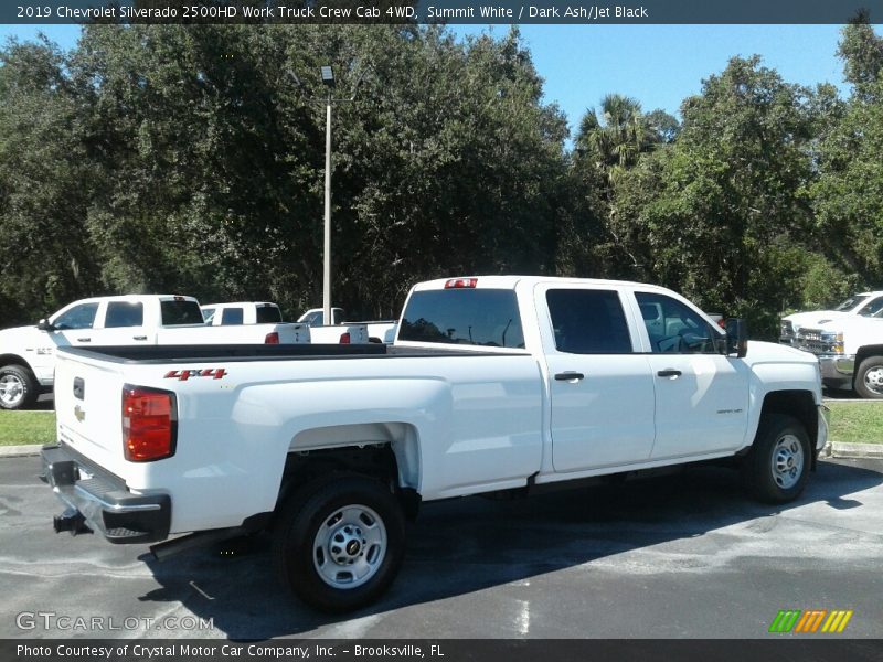 Summit White / Dark Ash/Jet Black 2019 Chevrolet Silverado 2500HD Work Truck Crew Cab 4WD