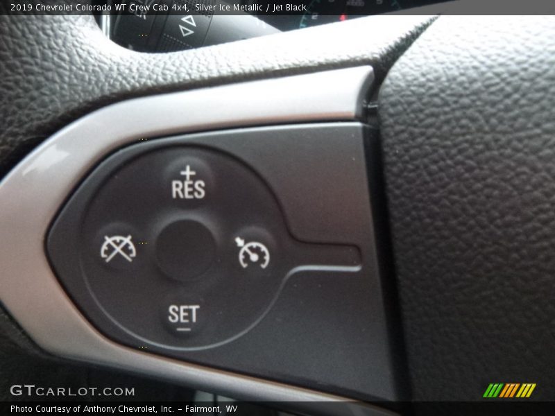 Silver Ice Metallic / Jet Black 2019 Chevrolet Colorado WT Crew Cab 4x4