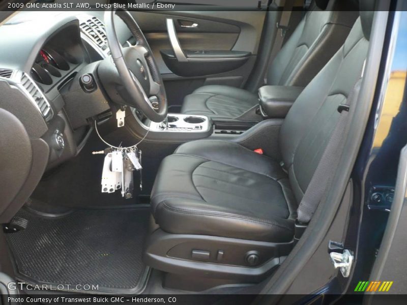 Deep Blue Metallic / Ebony 2009 GMC Acadia SLT AWD