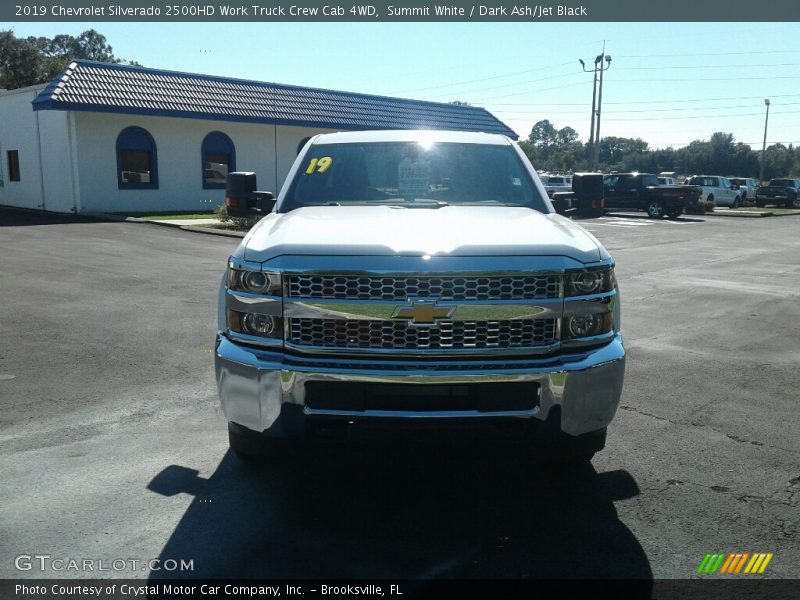 Summit White / Dark Ash/Jet Black 2019 Chevrolet Silverado 2500HD Work Truck Crew Cab 4WD