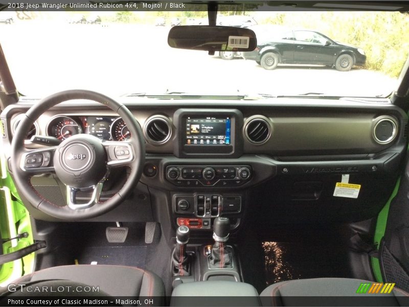 Dashboard of 2018 Wrangler Unlimited Rubicon 4x4