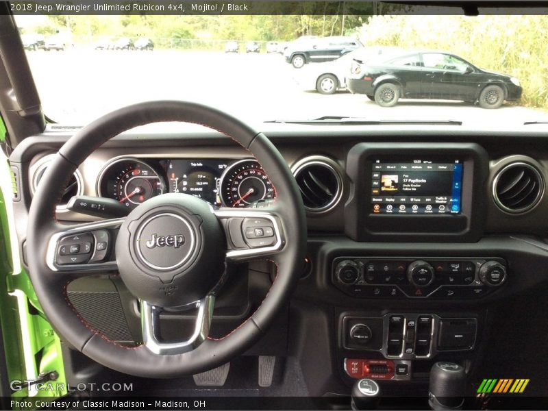 Dashboard of 2018 Wrangler Unlimited Rubicon 4x4