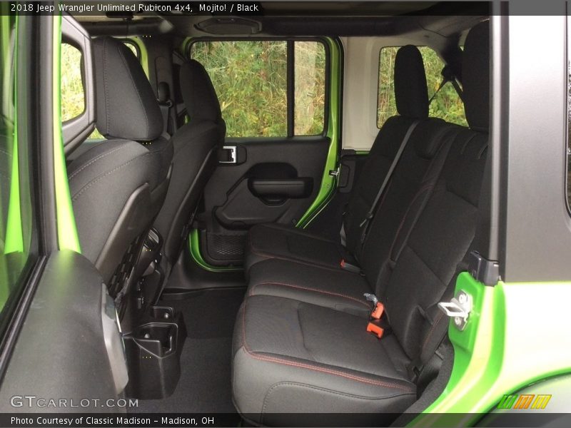 Rear Seat of 2018 Wrangler Unlimited Rubicon 4x4