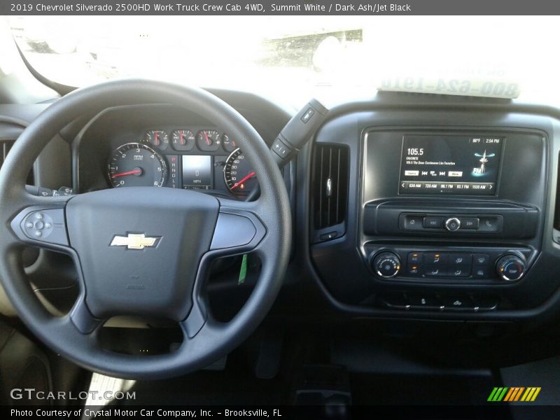 Summit White / Dark Ash/Jet Black 2019 Chevrolet Silverado 2500HD Work Truck Crew Cab 4WD