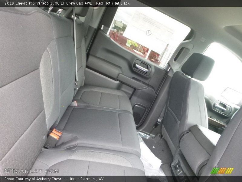Red Hot / Jet Black 2019 Chevrolet Silverado 1500 LT Crew Cab 4WD