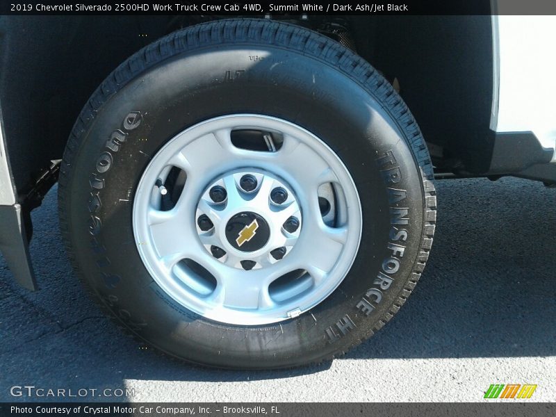 Summit White / Dark Ash/Jet Black 2019 Chevrolet Silverado 2500HD Work Truck Crew Cab 4WD