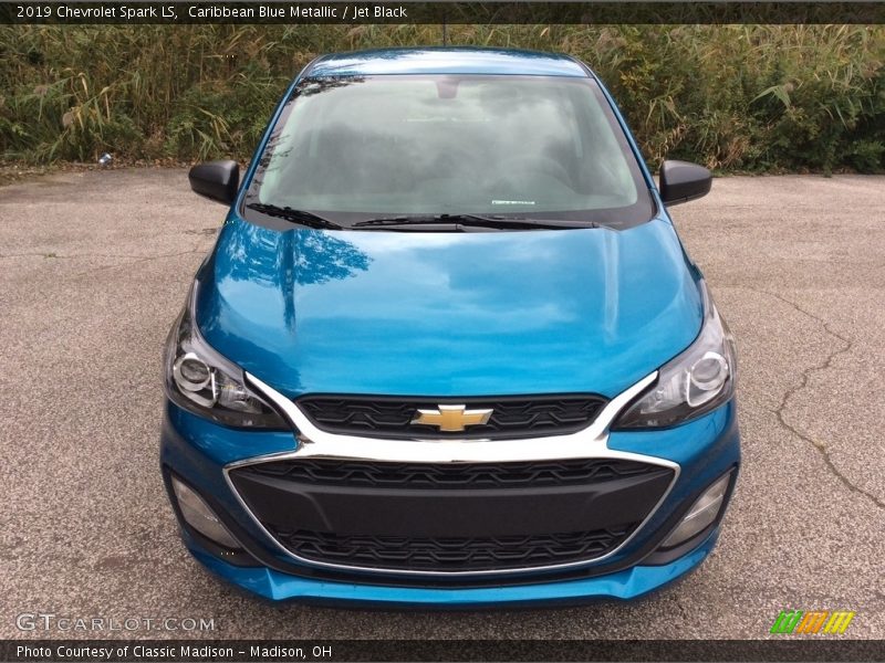 Caribbean Blue Metallic / Jet Black 2019 Chevrolet Spark LS